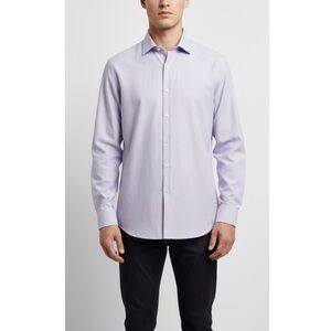 MICHAEL KORS Men's Lavender Dress Shirt Button Down Long Sleeves Formal XL Shirt